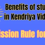 What is the process of admission in KV ?