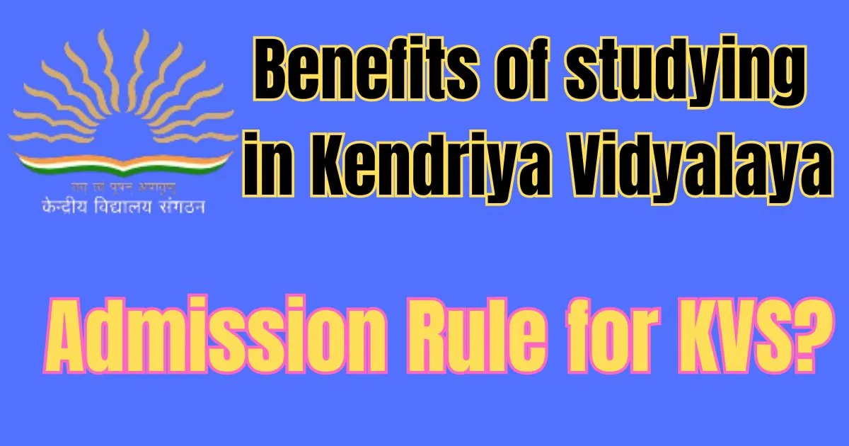 What is the process of admission in KV ?